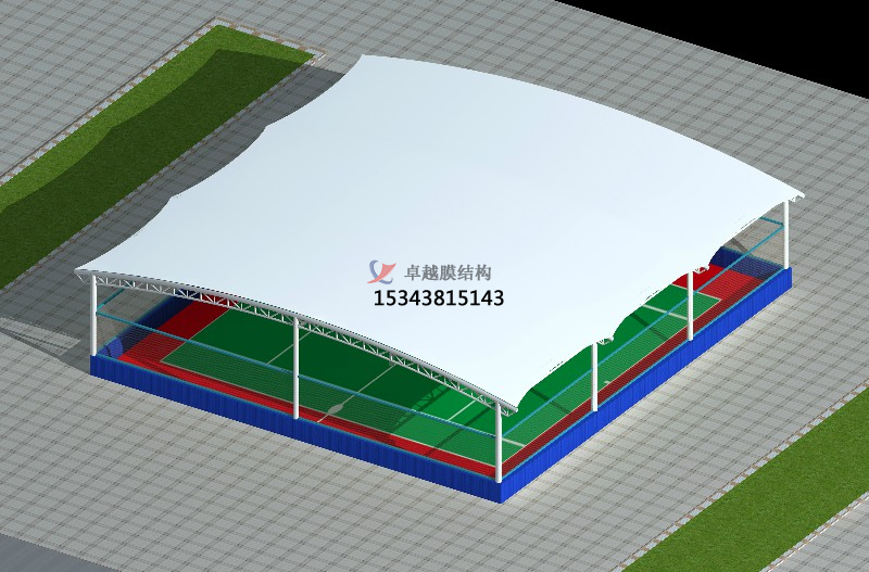 新鄉(xiāng)網(wǎng)球場膜結構雨棚生產(chǎn)廠家